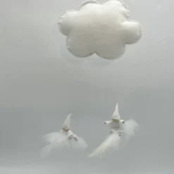 Wolke mit Schneeflocken