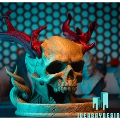 Würfelturm Totenkopf Dämon – Dein episches Dungeons and Dragons Accessoire