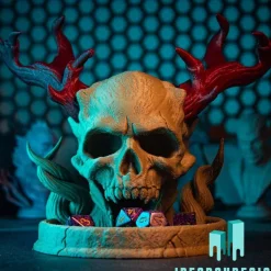 Würfelturm Totenkopf Dämon – Dein episches Dungeons and Dragons Accessoire