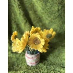 Wunderschöne gefilzte Sonnenblume Herbstdeko Erntedankfest