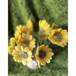 Wunderschöne gefilzte Sonnenblume Herbstdeko Erntedankfest