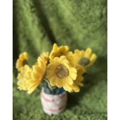 Wunderschöne gefilzte Sonnenblume Herbstdeko Erntedankfest