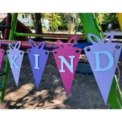 Wunderschöne Girlande zum Schulanfang auf Wunsch personalisiert mit Wunschnamen