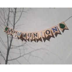 Wunderschöne Girlande zur Kommunion