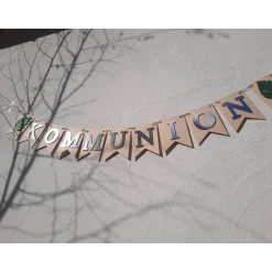 Wunderschöne Girlande zur Kommunion