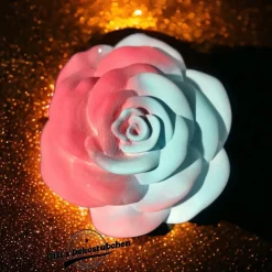 Wunderschöne Keramik Rose in Pastellfarben