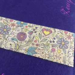 wunderschöne lila Zeugnismappe, Filz, personalisiert, A4, Dokumentenmappe, Schulanfang Mädchen, Einschulungsgeschenk