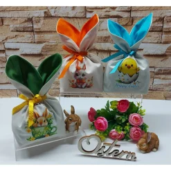 Wunderschöne Ostersäckchen zum Befüllen mit kleinen Überraschungen