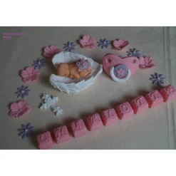 Wunderschöne Tortendeko Tortentopper Tortenaufleger Fondant Zuckerfigur für ihre Motivtorte