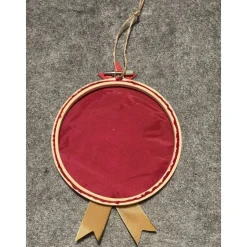 Wunderschöne Tür-/Hängedeko, Advent, Weihnachten, Pferd, Schaukelpferd, Durchmesser ca 13,5 cm