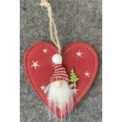Wunderschöne Tür-/Hängedeko, Advent, Weihnachten, Wichtel, Sterne, Herz, Höhe ca 12 cm