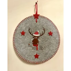 Wunderschöne Tür-/Hängedeko, Advent, Weihnachten, Elch, 30 cm