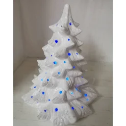 Wunderschöner weisser Keramik Baum