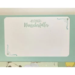 Wunscherfüller Geldkarte Gutscheinkarte - Geburt Baby Taufe UniKat Handarbeit Stampin'Up