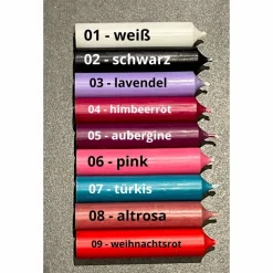 Wunscherfüller „Happy Birthday“ inkl. Kerzenhalter, Kerze nach Wahl in Holzverpackung, mit Herzanhänger und Schildchen,