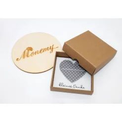 Wunscherfüller „kleines Danke“ – handgemachte Verpackung mit Herz – für Geld & Gutschein