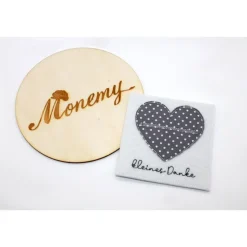 Wunscherfüller „kleines Danke“ – handgemachte Verpackung mit Herz – für Geld & Gutschein