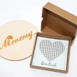 Wunscherfüller mit Herz – handgemachte Geschenkverpackung aus Filz / Geldgeschenk / Gutschein Geschenk