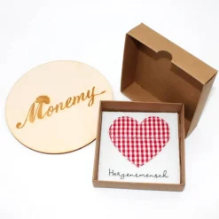 Wunscherfüller mit Herz - handgemachte Geschenkverpackung aus Filz / Geldgeschenk / Gutschein Geschenk