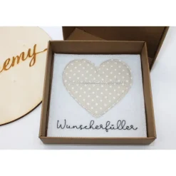 Wunscherfüller mit Herz - handgemachte Geschenkverpackung aus Filz / Geldgeschenk / Gutschein Geschenk