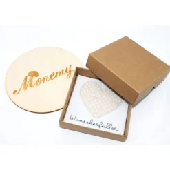 Wunscherfüller mit Herz - handgemachte Geschenkverpackung aus Filz / Geldgeschenk / Gutschein Geschenk