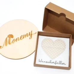 Wunscherfüller mit Herz - handgemachte Geschenkverpackung aus Filz / Geldgeschenk / Gutschein Geschenk