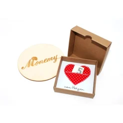 Wunscherfüller mit Herz – handgemachte Geschenkverpackung aus Filz / Geldgeschenk / Gutschein Geschenk