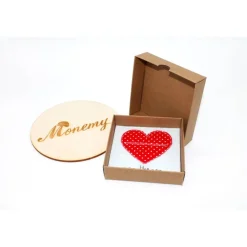 Wunscherfüller mit Herz – handgemachte Geschenkverpackung aus Filz / Geldgeschenk / Gutschein Geschenk