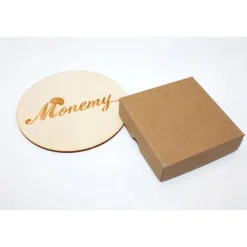 Wunscherfüller zur Firmung - Filzverpackung mit Fisch für Geld oder Gutschein - handgemacht mit Stickerei & Box