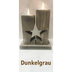 2x Teelicht Weihnachtsdeko