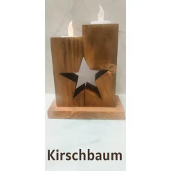 2x Teelicht Weihnachtsdeko