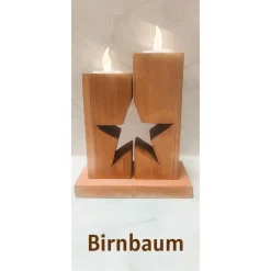 2x Teelicht Weihnachtsdeko