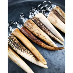 XL- Anhänger für Charivari, Horn, Geweih, Edelstahl, Trachtenschmuck