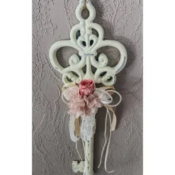 XL Deko Schlüssel mit Trockenblumen zur Hochzeit oder zum Einzug