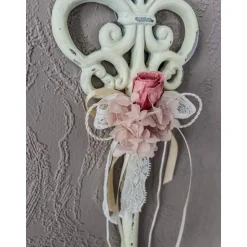 XL Deko Schlüssel mit Trockenblumen zur Hochzeit oder zum Einzug