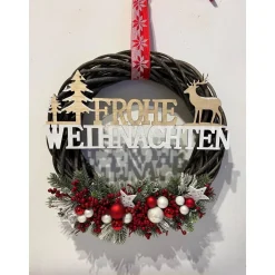 XL Weihnachtlicher Türkranz Weihnachtskranz Weihnachtsdeko