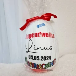 XXL Überraschungsei/Überraschungsei Geschenk Jugendweihe/Taufe/Erstkommunion/Geburtstag /Ü-Ei /Geschenk Jugendweihe
