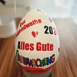 XXL Überraschungsei/Überraschungsei Geschenk Jugendweihe/Taufe/Erstkommunion/Geburtstag /Ü-Ei /Geschenk Jugendweihe