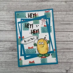 XXL Grußkarten / Glückwunschkarten zum Geburtstag oder anderen Anlässen „Du hast Post“, Monsterchen, Handarbeit