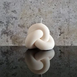 XXL Knotenkerze - Stylisch und Ästhetisch I Handgefertigte I Sojawachskerze I Geschenkidee I Wohnkultur