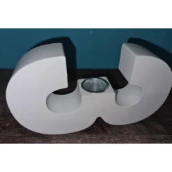 Zahlen 0-9 in weiß - Pastelltöne möglich