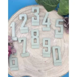 Zahlensteckerchen Pastell – Handgemachte Deko zum Kombinieren & Sammeln