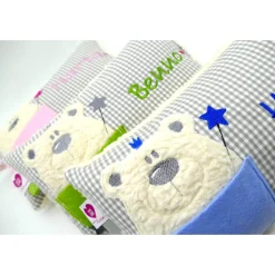 Zahnfeekissen mit Täschchen - Namenskissen Kuschelkissen Kindergartenkissen Geburtsgeschenk