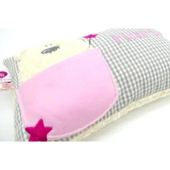 Zahnfeekissen mit Täschchen - Namenskissen Kuschelkissen Kindergartenkissen Geburtsgeschenk