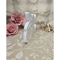 Zauberhafte Frühlingsdeko handgemacht aus Raysin – Osterhase & Osterhäschen mit Eiern