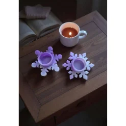 Zauberhafte Schneeflocken-Teelichthalter für Ihre Winterdekoration