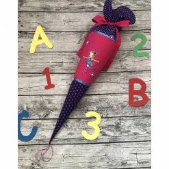 zauberhafte Schultüte Blumen Fee und Perlen