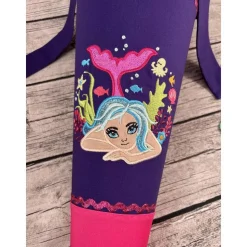 zauberhafte Schultüte Lila Beere Pink mit Meerjungfrau