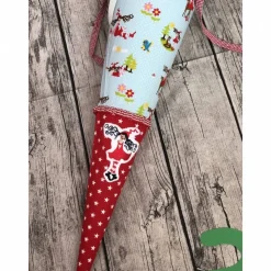 zauberhafte Schultüte Milli Reh Rot 70cm