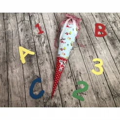 zauberhafte Schultüte Milli Reh Rot 70cm